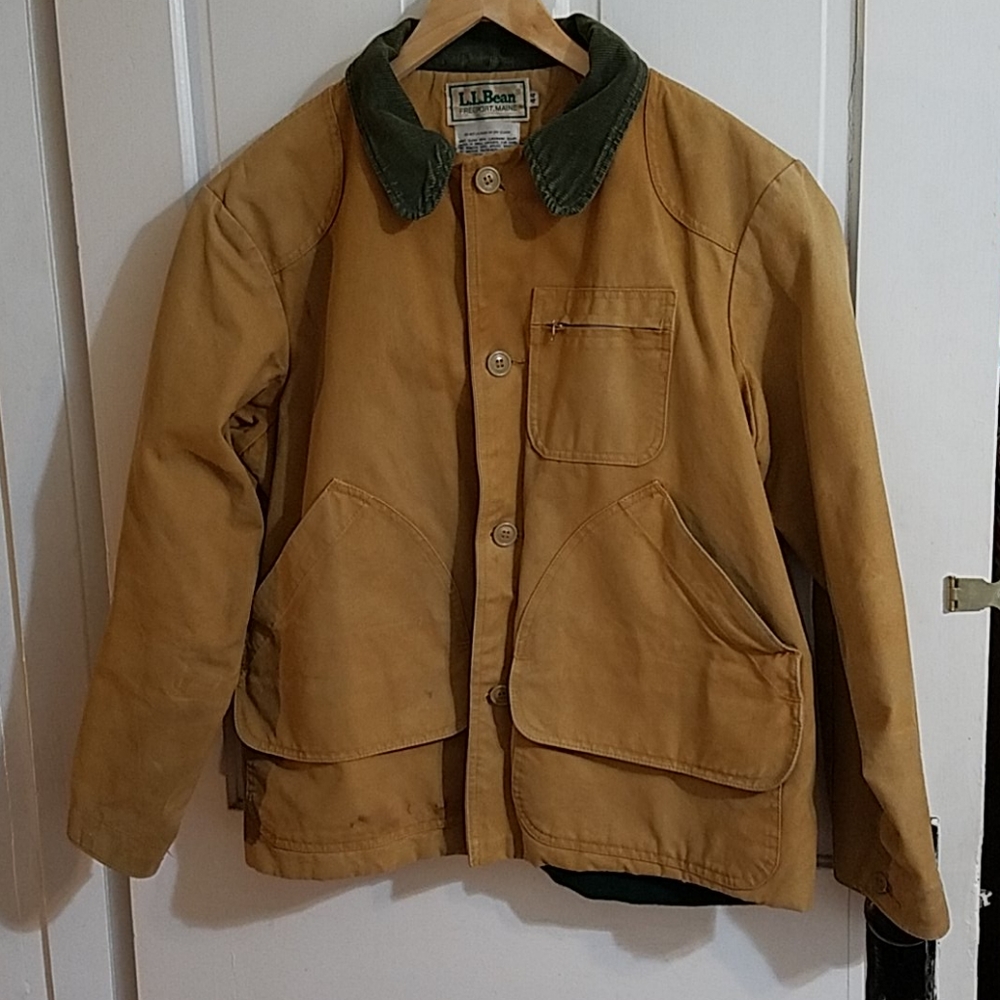 Vintage LLBean wool lined coat